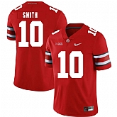 Ohio State Buckeyes 10 Troy Smith Red Nike College Football Jersey Dzhi,baseball caps,new era cap wholesale,wholesale hats